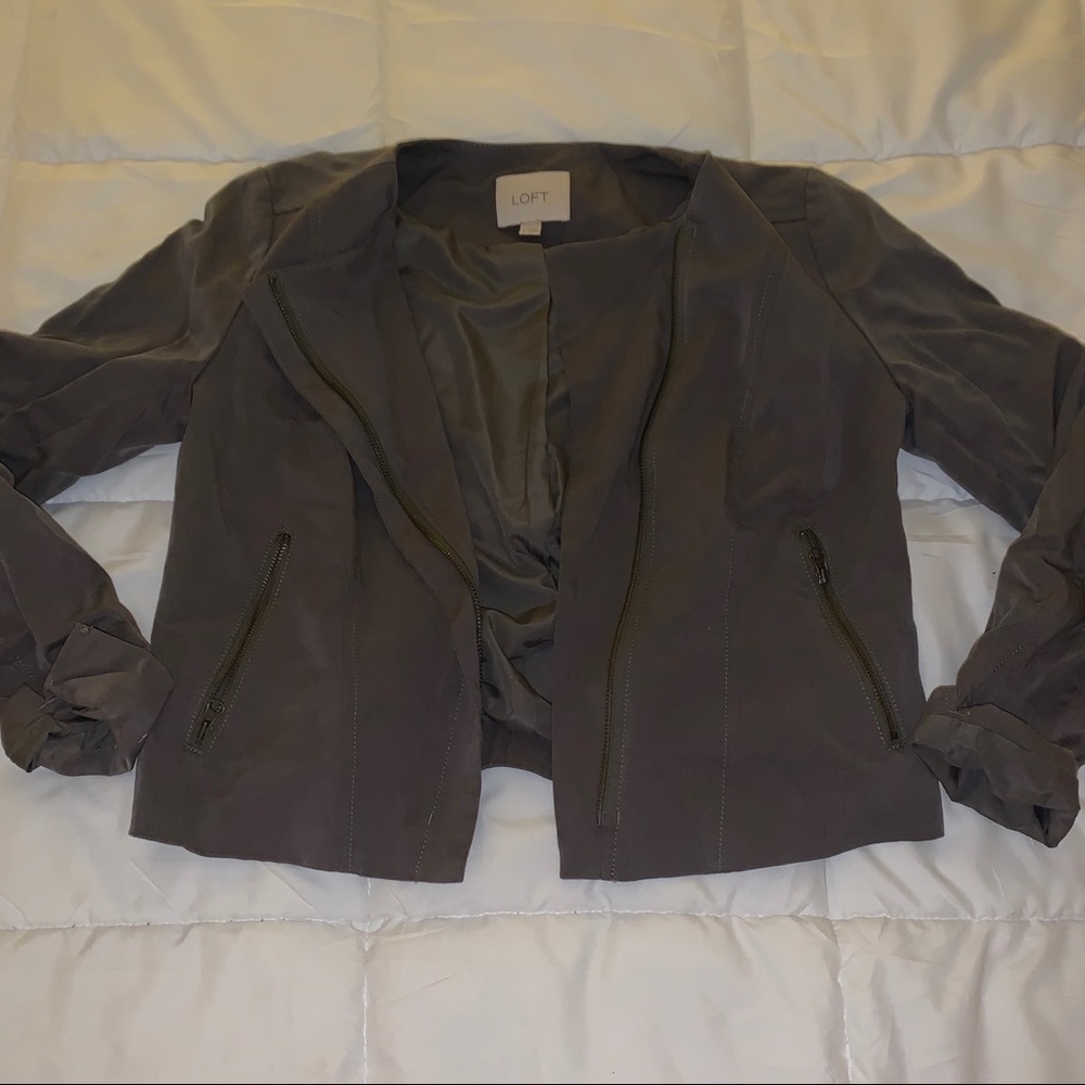 Loft Formal but Trendy Olive Jacket